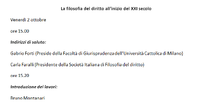 La filosofia del diritto all’inizio del XXI secolo