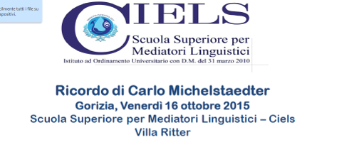 (Italiano) Ricordo di Carlo Michelstaedter