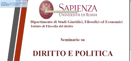 (Italiano) Diritto e politica