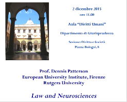 (Italiano) Law and Neurosciences