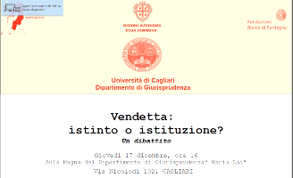 Vendetta: istinto o istituzione?