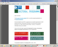 Doctoral Programme