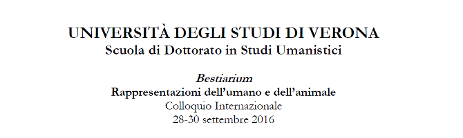 (Italiano) Bestiarium. Rappresentazioni dell’umano e dell’animale