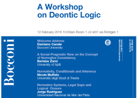 (Italiano) A Workshop on Deontic Logic