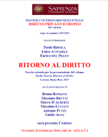 Ritorno al diritto