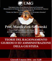 (Italiano) Teorie del ragionamento giuridico ed amministrazione della giustizia