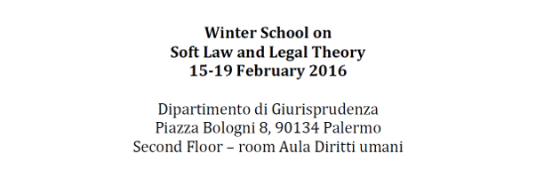 (Italiano) Winter School on Soft Law and Legal Theory