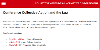 Collective Action and The Law