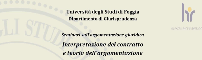 Interpretazione del contratto e teoria dell’argomentazione