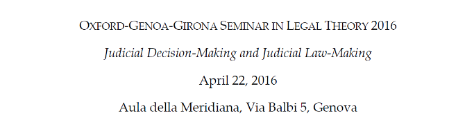 (Italiano) Judicial Decision-Making and Judicial Law-Making