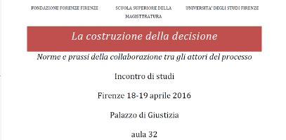 La costruzione della decisione