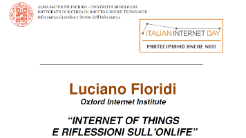 Internet of Things e riflessioni sull’onlife