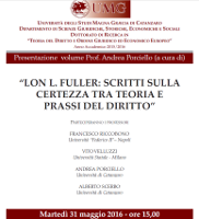 (Italiano) Lon. E. Fuller: scritti sulla certezza tra teoria e prassi del diritto