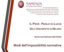 (Italiano) Modi dell’impossibilità normativa