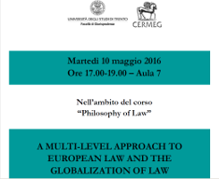 (Italiano) A Multi-Level Approach To European Law and the Globalization of Law