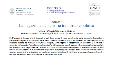 (Italiano) La negazione della storia tra diritto e politica