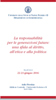 La responsabilità per le generazioni future: una sfida al diritto, all’etica e alla politica