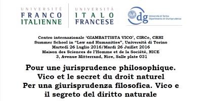 (Italiano) Pour une jurisprudence philosophique.