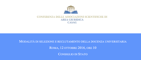 (Italiano) Modalità di selezione e reclutamento della docenza universitaria