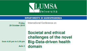 (Italiano) Societal and ethical challenges of the Big-Data-driven health domain