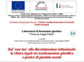 (Italiano) Dal “case law” alla discriminazione istituzionale: la clinica legale tra trasformazione giuridica e pratica di giustizia sociale