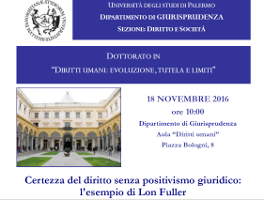 (Italiano) Certezza del diritto senza positivismo giuridico: l’esempio di Lon Fuller