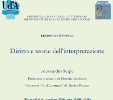 (Italiano) Diritto e teorie dell’interpretazione