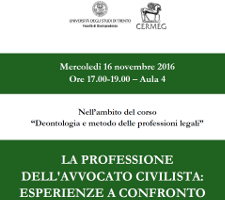 La professione dell’avvocato civilista: esperienze a confronto