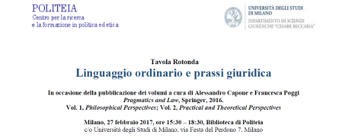 (Italiano) Linguaggio ordinario e prassi giuridica