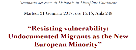 Resisting vulnerability: Undocumented Migrants as the New European Minority