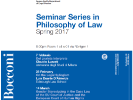 (Italiano) Seminar Series in Philosophy of Law