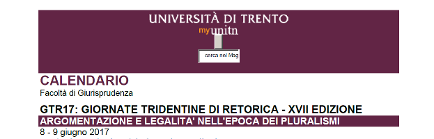 Argomentazione e legalità nell’epoca dei pluralismi