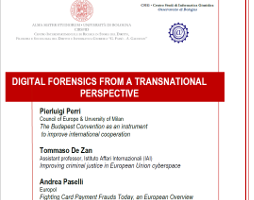 (Italiano) Digital Forensics from a Transnational Perspective