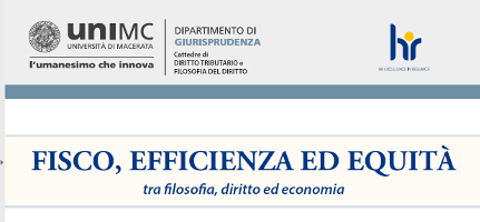 (Italiano) Fisco, efficienza ed equità tra filosofia, diritto ed economia