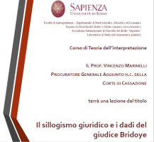 Il sillogismo giuridico e i dadi del giudice Bridoye