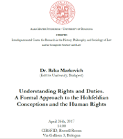 (Italiano) Understanding Rights and Duties. A Formal Approach to the Hohfeldian Conceptions and the Human Rights