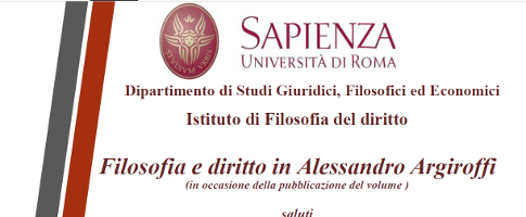 (Italiano) Filosofia e diritto in Alessandro Argiroffi