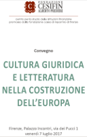 (Italiano) Cultura giuridica e letteratura nella costruzione dell’Europa