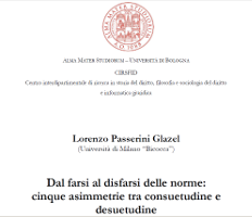 Dal farsi al disfarsi delle norme: cinque asimmetrie tra consuetudine e desuetudine