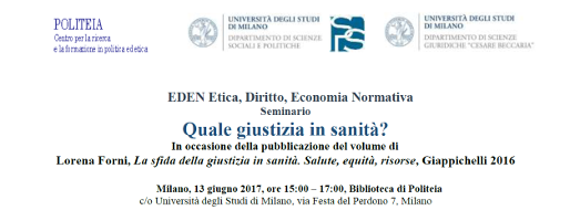 Quale giustizia in sanità?