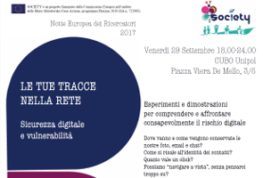 Le tue tracce nella rete. Sicurezza digitale e vulnerabilità