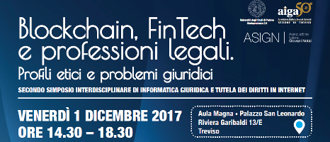 Blochchain, FinTech e professioni legali