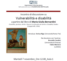 (Italiano) Vulnerabilità e disabilità