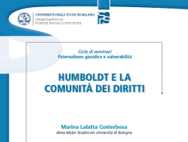 Humboldt e la comunità dei diritti