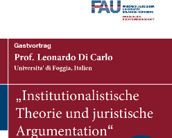 (Italiano) Institutionalistische Theorie und juristische Argumentation