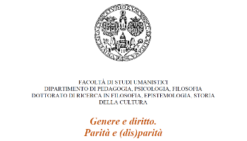 Genere e diritto. Parità e (dis)parità