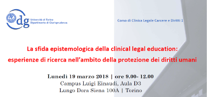 (Italiano) La sfida epistemologica della clinical legal education: esperienze di ricerca nell’ambito della protezione dei diritti umani