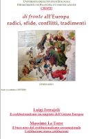 (Italiano) Costituzionalismo incompiuto / Buco nero del costituzionalismo