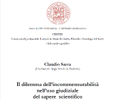 (Italiano) Il dilemma dell’incommensurabilità nell’uso giudiziale del sapere scientifico