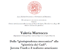 Dalla “giurisprudenza meccanica” alla “giustizia dei Cadì”. Jerome Frank e il realismo americano